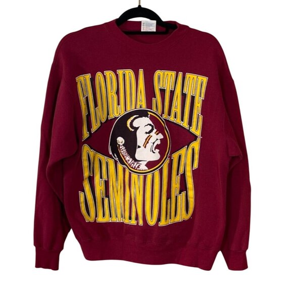 Hanes Other - Hanes Crew Neck Sweatshirt Florida State Seminoles Size L Large VTG